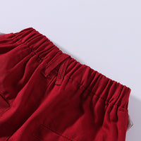 Load image into Gallery viewer, 2 Pieces Set Baby Kid Boys Birthday Party Flower Bow Print Shirts And Solid Color Shorts Wholesale 23030870
