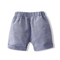 Load image into Gallery viewer, 2 Pieces Set Baby Kid Boys Striped Bow Tops And Shorts Wholesale 23030875
