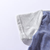 Load image into Gallery viewer, 2 Pieces Set Baby Kid Boys Striped Bow Tops And Shorts Wholesale 23030875
