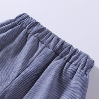 Load image into Gallery viewer, 2 Pieces Set Baby Kid Boys Striped Bow Tops And Shorts Wholesale 23030875
