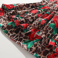 Load image into Gallery viewer, Baby Kid Girls Flower Leopard Print Dresses Wholesale 23030879
