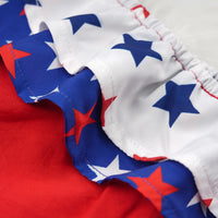 Load image into Gallery viewer, 2 Pieces Set Baby Girls Independence Day Star Print Tops And Shorts Wholesale 23030882
