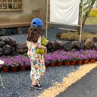 Load image into Gallery viewer, 2 Pieces Set Baby Kid Girls Flower Print Tops And Pants Wholesale 230315125
