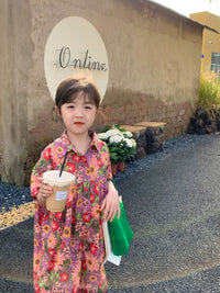 Load image into Gallery viewer, Baby Kid Girls Flower Print Jumpsuits Wholesale 230315132
