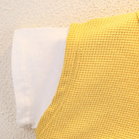 Load image into Gallery viewer, 2 Pieces Set Baby Kid Unisex Color-blocking T-Shirts And Solid Color Shorts Wholesale 230315156
