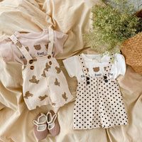 Load image into Gallery viewer, Baby Unisex Polka dots Cartoon Print Rompers Wholesale 230315170
