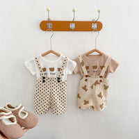 Load image into Gallery viewer, Baby Unisex Polka dots Cartoon Print Rompers Wholesale 230315170
