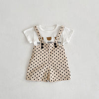 Load image into Gallery viewer, Baby Unisex Polka dots Cartoon Print Rompers Wholesale 230315170
