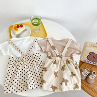 Load image into Gallery viewer, Baby Unisex Polka dots Cartoon Print Rompers Wholesale 230315170
