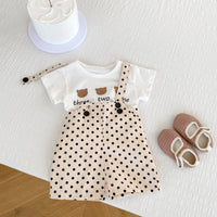 Load image into Gallery viewer, Baby Unisex Polka dots Cartoon Print Rompers Wholesale 230315170
