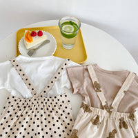 Load image into Gallery viewer, Baby Unisex Polka dots Cartoon Print Rompers Wholesale 230315170
