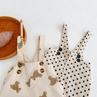 Load image into Gallery viewer, Baby Unisex Polka dots Cartoon Print Rompers Wholesale 230315170
