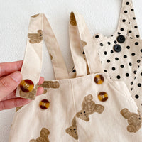 Load image into Gallery viewer, Baby Unisex Polka dots Cartoon Print Rompers Wholesale 230315170
