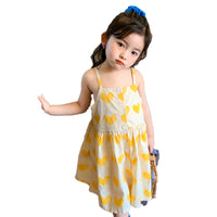 Load image into Gallery viewer, 2 Pieces Set Baby Kid Girls Love heart Print Shirts And Shorts Wholesale 23031519
