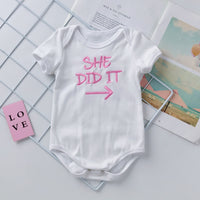 Load image into Gallery viewer, Baby Unisex Letters Embroidered Rompers Wholesale 23031522
