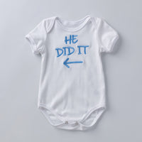 Load image into Gallery viewer, Baby Unisex Letters Embroidered Rompers Wholesale 23031522
