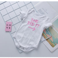 Load image into Gallery viewer, Baby Unisex Letters Embroidered Rompers Wholesale 23031522
