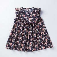 Load image into Gallery viewer, Baby Kid Girls Flower Print Dresses Wholesale 230315224

