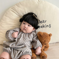 Load image into Gallery viewer, 2 Pieces Set Baby Girls Flower Print Tops And Shorts Wholesale 230315230
