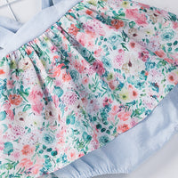 Load image into Gallery viewer, Baby Girls Flower Print Rompers Wholesale 230315234
