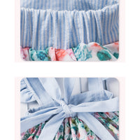 Load image into Gallery viewer, Baby Girls Flower Print Rompers Wholesale 230315234
