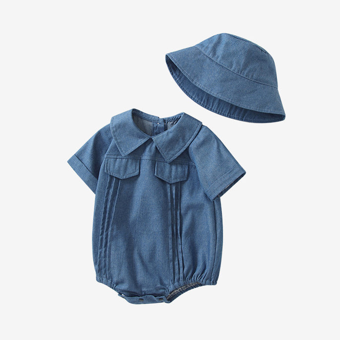 Baby Unisex Solid Color Rompers Wholesale 230315370