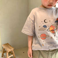 Load image into Gallery viewer, Baby Kid Unisex Letters Cartoon Star Print T-Shirts Wholesale 23031539
