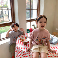 Load image into Gallery viewer, Baby Kid Unisex Letters Cartoon Star Print T-Shirts Wholesale 23031539
