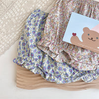 Load image into Gallery viewer, Baby Kid Girls Flower Print Shorts Wholesale 230315405
