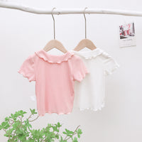 Load image into Gallery viewer, Baby Kid Girls Solid Color Tops Wholesale 230315502
