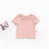 Load image into Gallery viewer, Baby Kid Girls Solid Color Tops Wholesale 230315502
