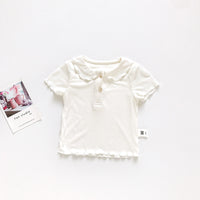 Load image into Gallery viewer, Baby Kid Girls Solid Color Tops Wholesale 230315502
