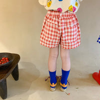Load image into Gallery viewer, Baby Kid Unisex Checked Shorts Wholesale 23031557
