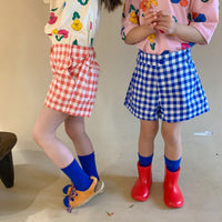 Load image into Gallery viewer, Baby Kid Unisex Checked Shorts Wholesale 23031557
