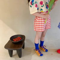 Load image into Gallery viewer, Baby Kid Unisex Checked Shorts Wholesale 23031557
