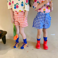 Load image into Gallery viewer, Baby Kid Unisex Checked Shorts Wholesale 23031557
