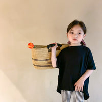 Load image into Gallery viewer, Baby Kid Girls Solid Color T-Shirts Wholesale 23031558
