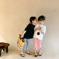 Load image into Gallery viewer, Baby Kid Girls Solid Color T-Shirts Wholesale 23031558
