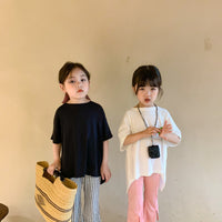 Load image into Gallery viewer, Baby Kid Girls Solid Color T-Shirts Wholesale 23031558
