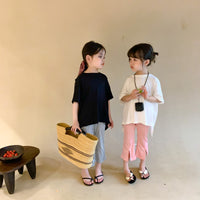 Load image into Gallery viewer, Baby Kid Girls Solid Color T-Shirts Wholesale 23031558
