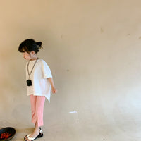 Load image into Gallery viewer, Baby Kid Girls Solid Color T-Shirts Wholesale 23031558
