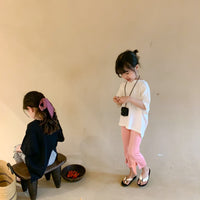 Load image into Gallery viewer, Baby Kid Girls Solid Color T-Shirts Wholesale 23031558
