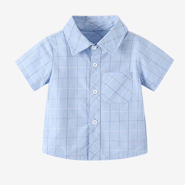 Baby Kid Boys Checked Shirts Wholesale 230315608