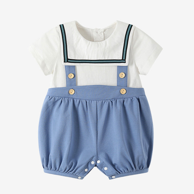 Baby Boys Color-blocking Jumpsuits Wholesale 230315609