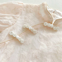 Load image into Gallery viewer, Baby Girls Solid Color Flower Rompers Wholesale 230315633
