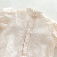 Load image into Gallery viewer, Baby Girls Solid Color Flower Rompers Wholesale 230315633
