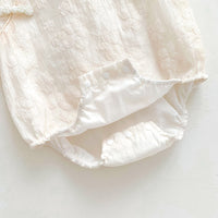 Load image into Gallery viewer, Baby Girls Solid Color Flower Rompers Wholesale 230315633
