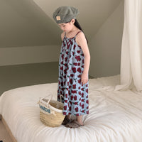 Load image into Gallery viewer, Baby Kid Girls Flower Print Dresses Wholesale 230315649
