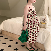 Load image into Gallery viewer, Baby Kid Girls Flower Print Dresses Wholesale 230315649
