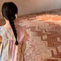 Load image into Gallery viewer, Baby Kid Girls Striped Flower Print Dresses Wholesale 230315699
